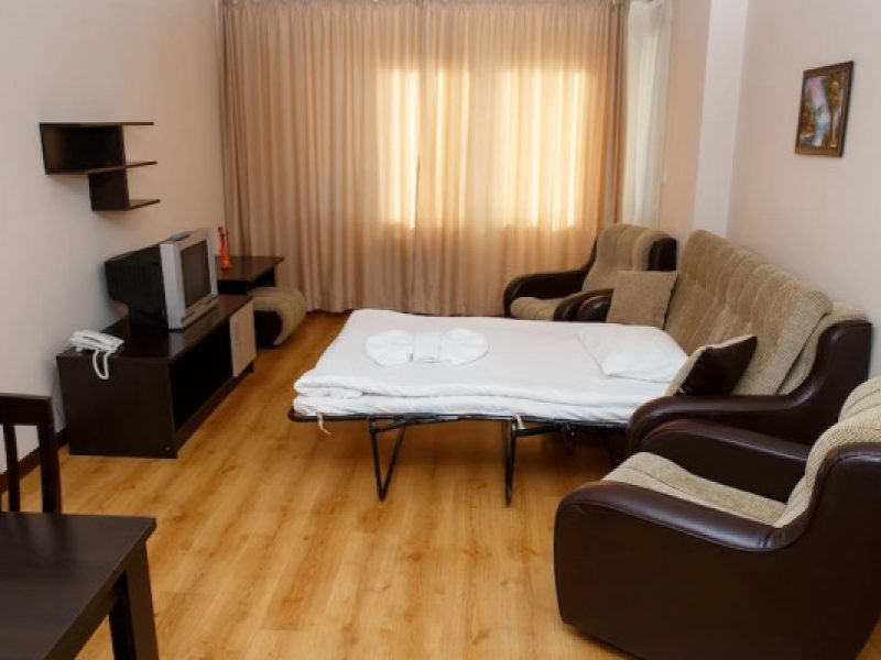 1 Bedroom Double Apartment with balcony and with mountain view