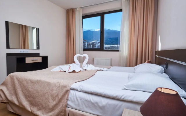 Double Apartment with balcony and with mountain view